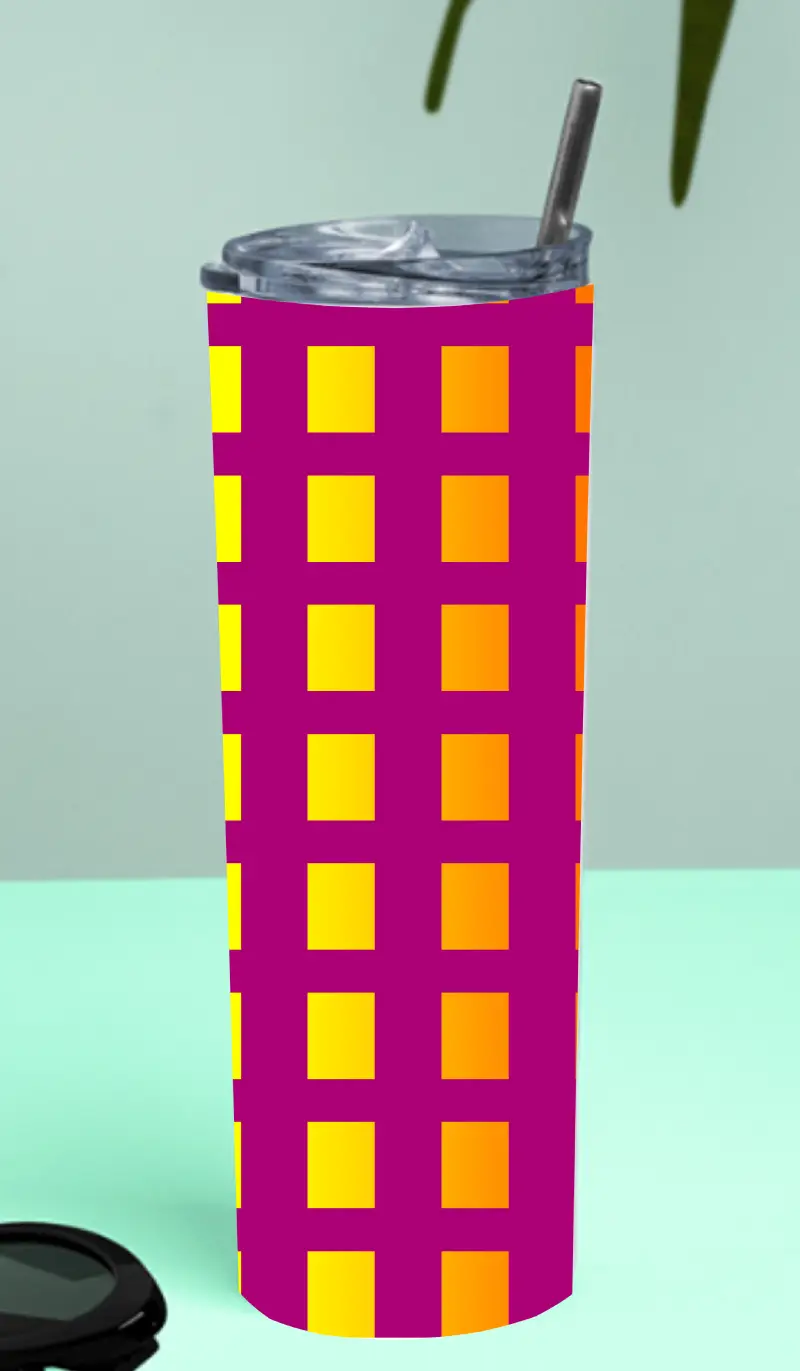 Simple Stainless Steel Tumbler Bottle With Straw And Leak Proof Lid