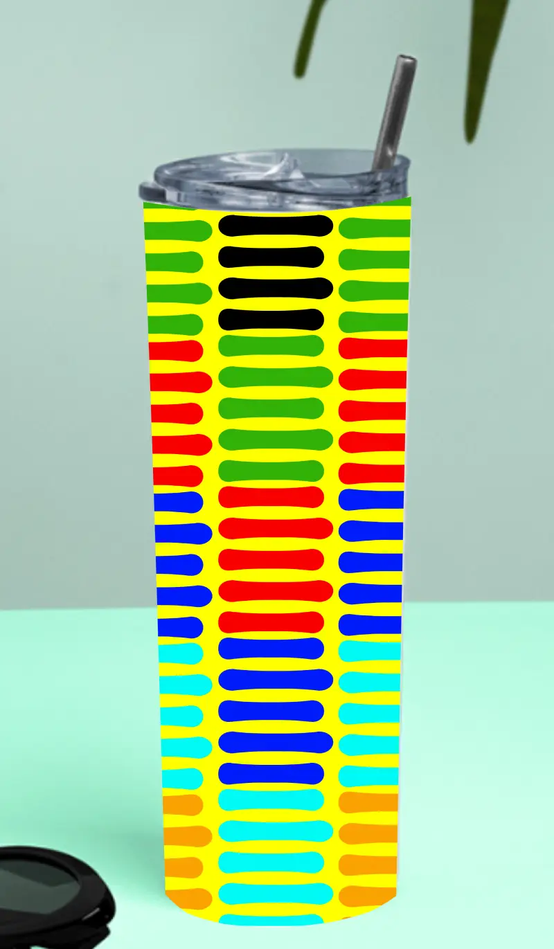 Stylish Colorful Stainless Steel Tumbler Bottle With Straw And Leak Proof Lid