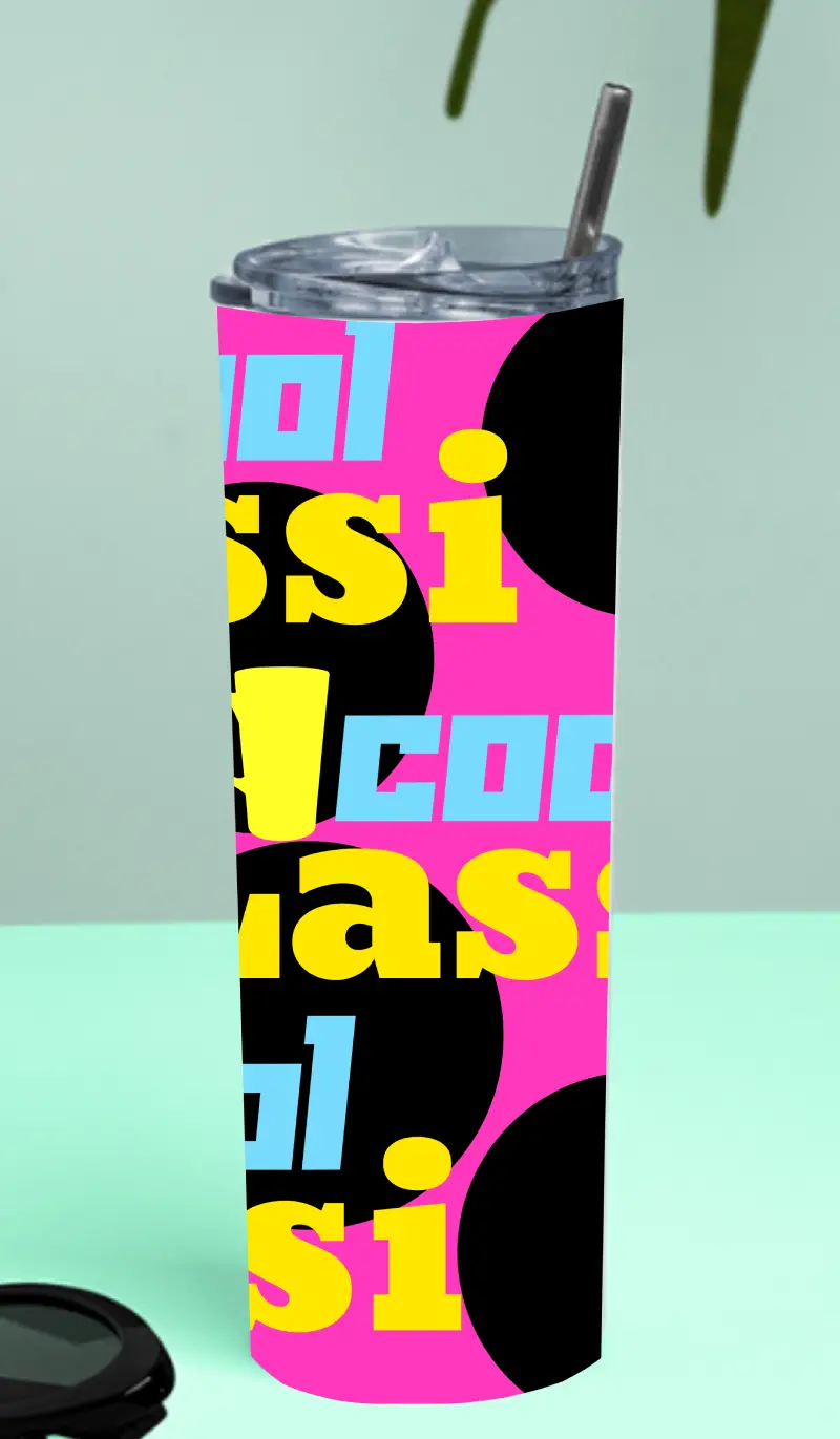 Cool Lassi Stainless Steel Tumbler Bottle With Straw And Leak Proof Lid