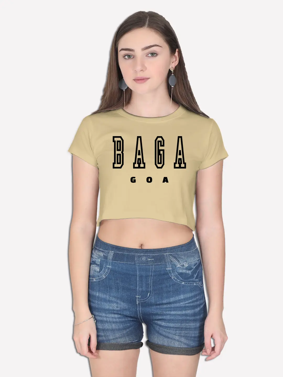 BAGA Beach Cotton Crop Top