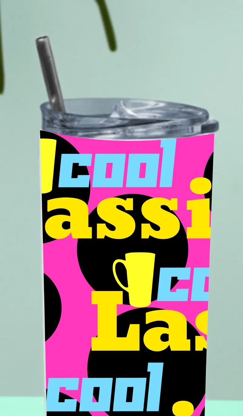 Cool Lassi Stainless Steel Tumbler Bottle With Straw And Leak Proof Lid - Image 3