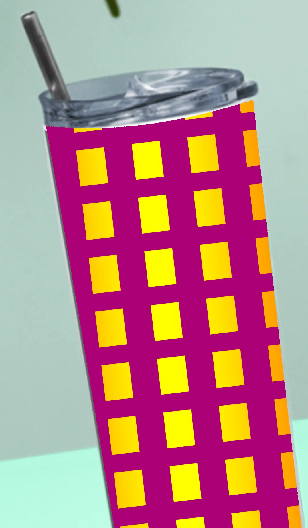 Simple Stainless Steel Tumbler Bottle With Straw And Leak Proof Lid - Image 4