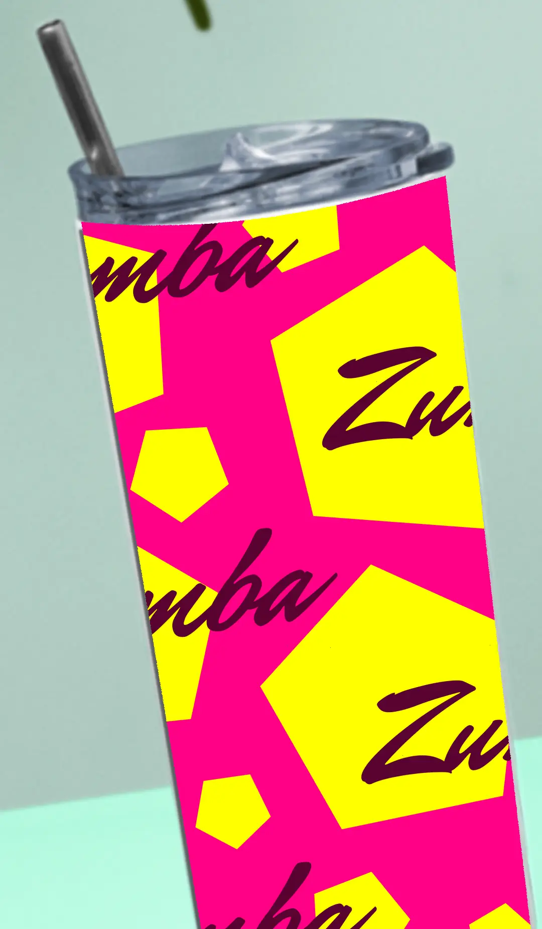 Zumba Stainless Steel Tumbler Bottle With Straw And Leak Proof Lid - Image 4