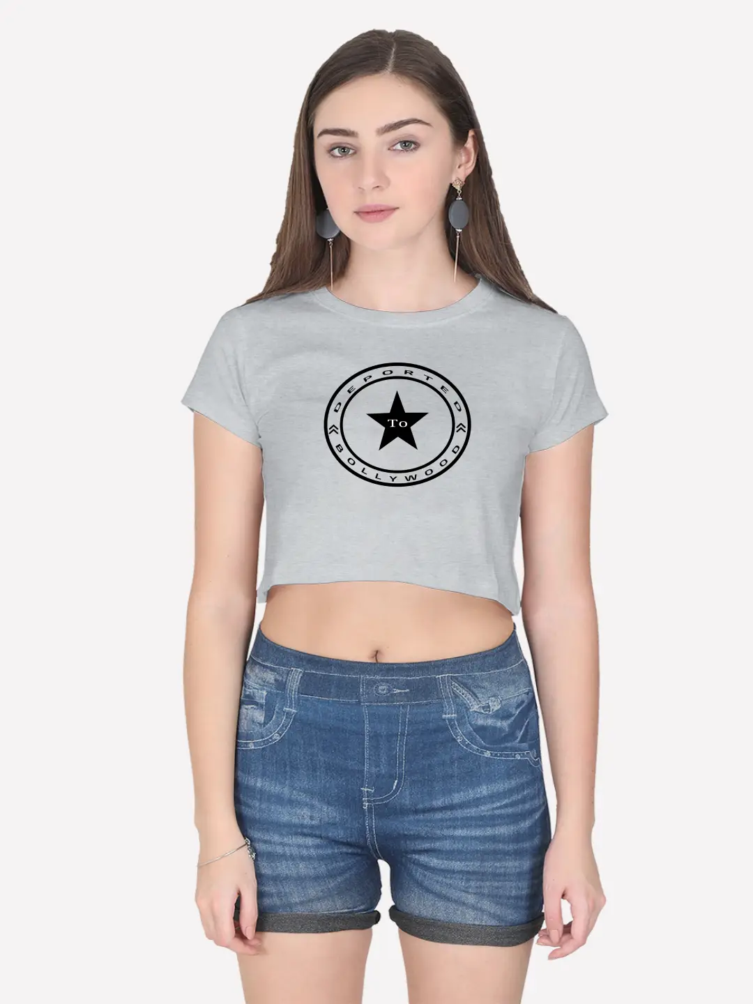 Deported To Bollywood Cotton Crop Top - Image 7