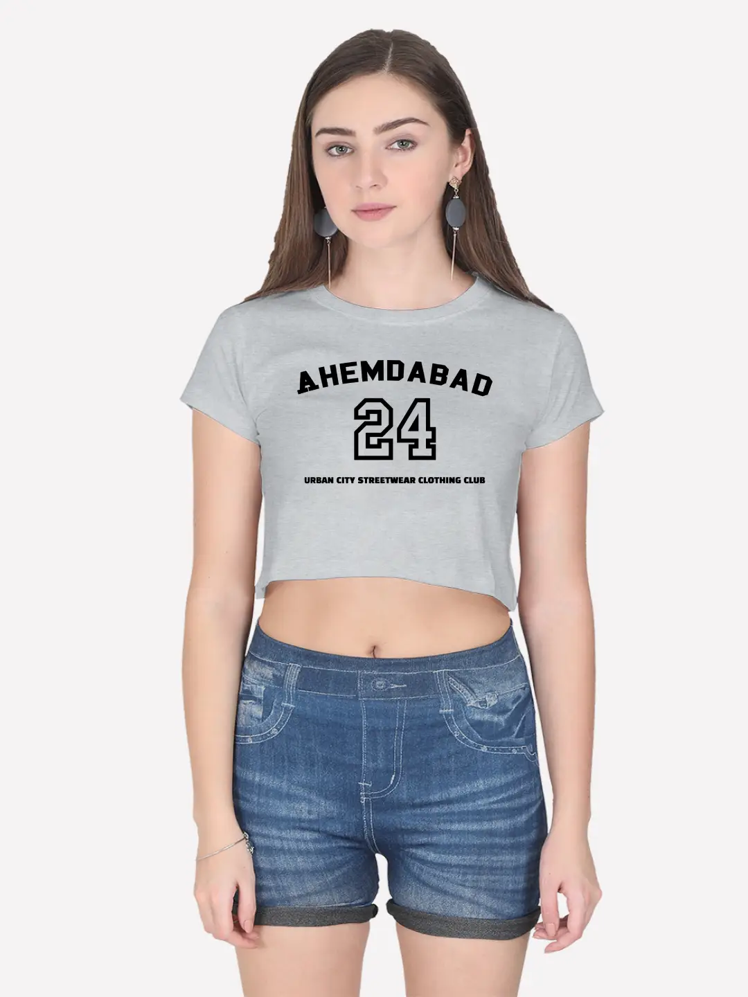 Ahemdabad Urban City Streetwear Cotton Crop Top - Image 7