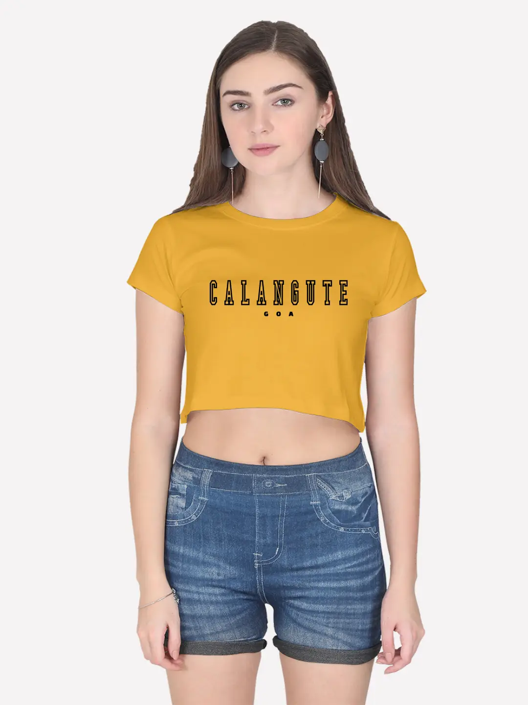 Calangute Streetwear Cotton Crop Top - Image 5