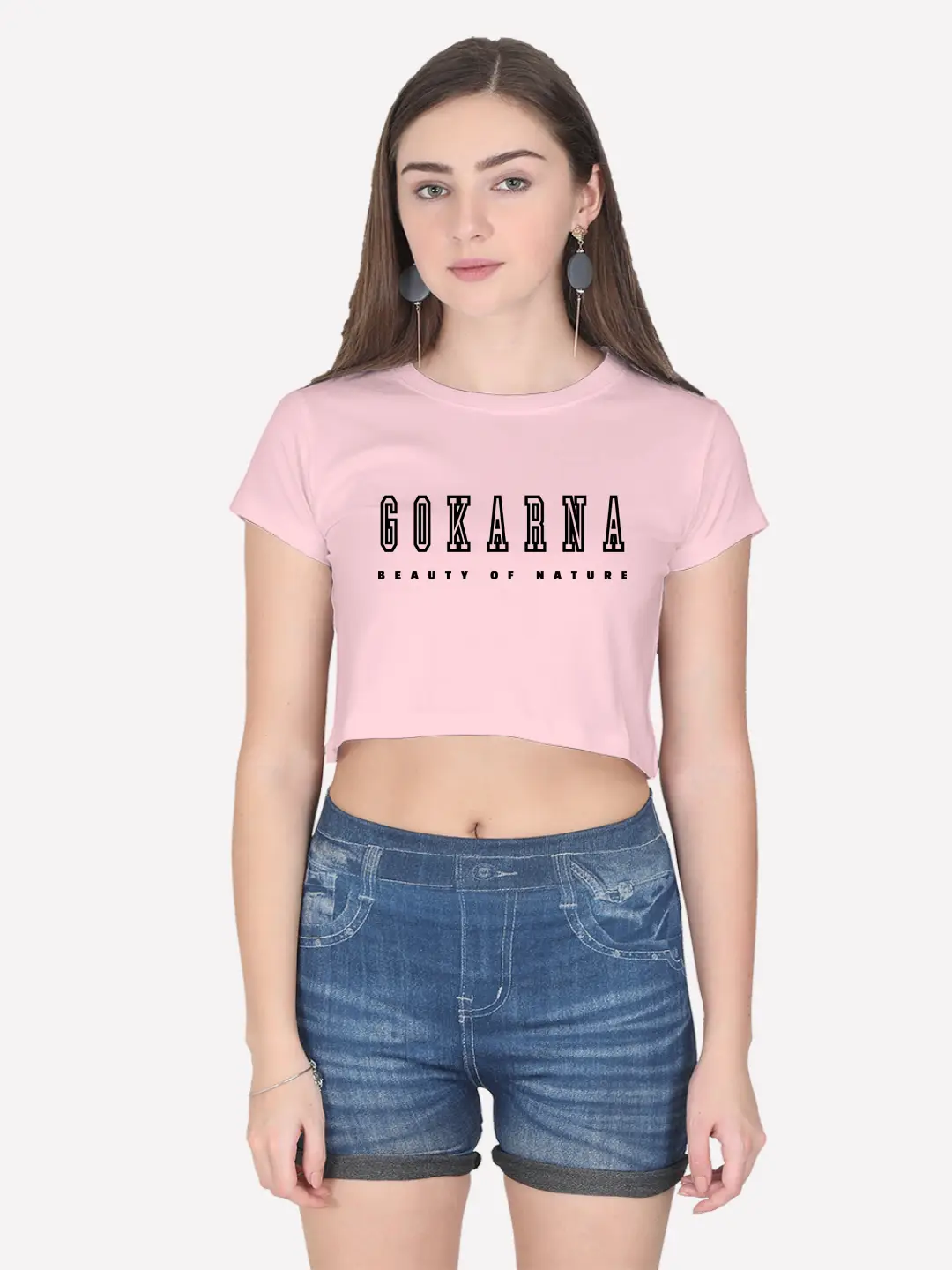 Gokarna Beach Cotton Crop Top - Image 3