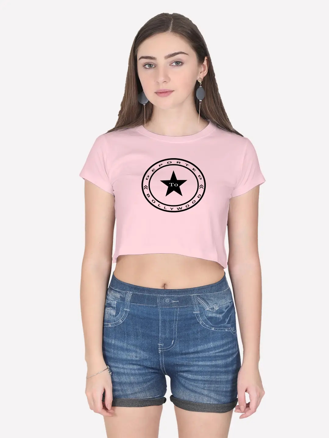Deported To Bollywood Cotton Crop Top - Image 3