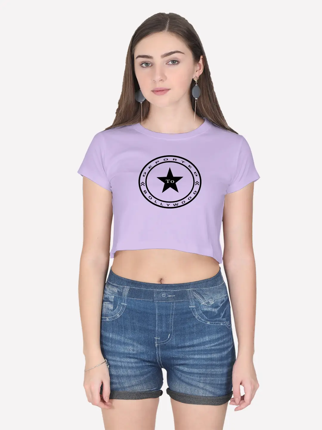 Deported To Bollywood Cotton Crop Top - Image 2