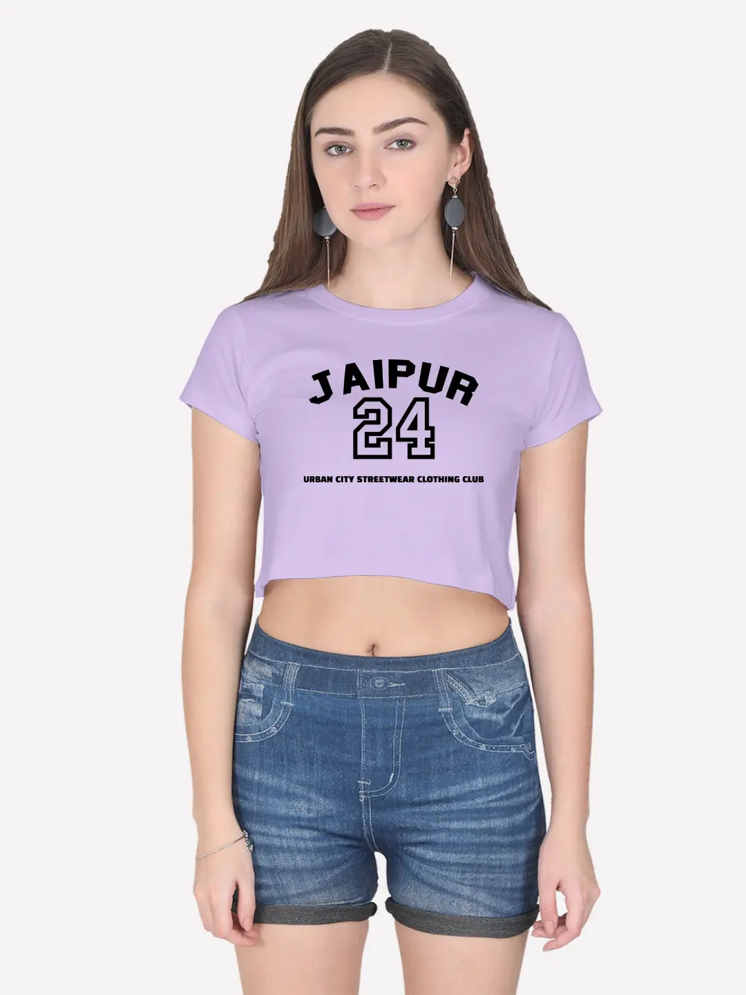 Jaipur Urban City Streetwear Cotton Crop Top - Image 2