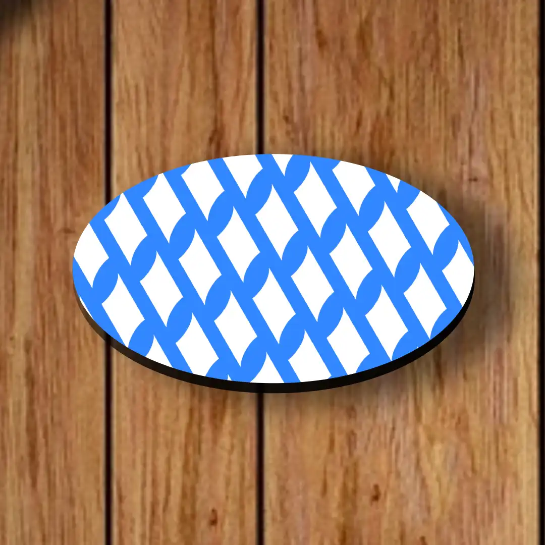 Blue Round Mouse Mat - Image 2