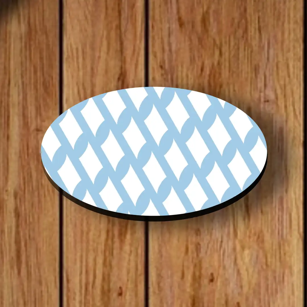 Sky Blue Round Mouse Mat - Image 2