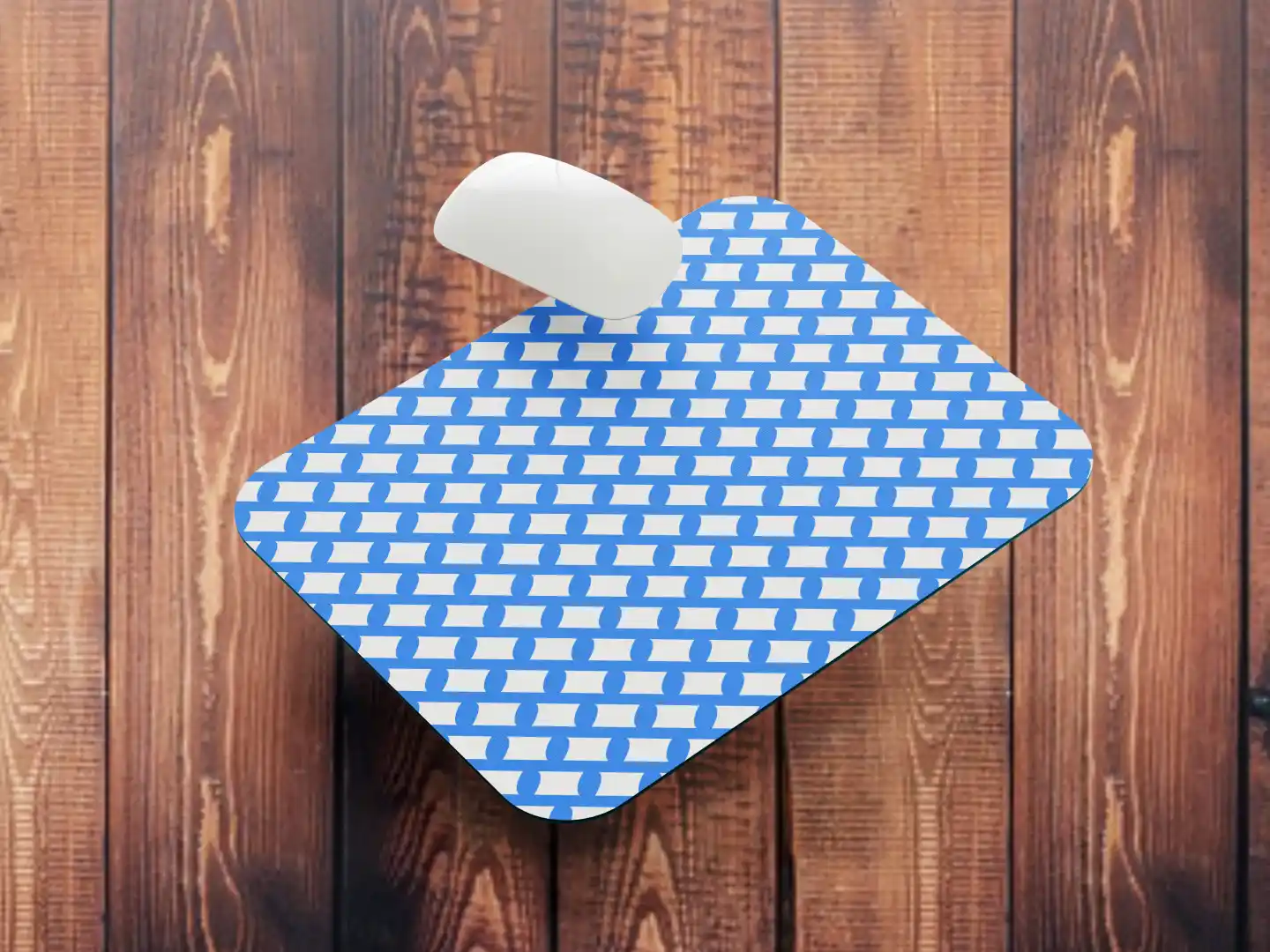 Blue Square Mouse Mat - Image 3