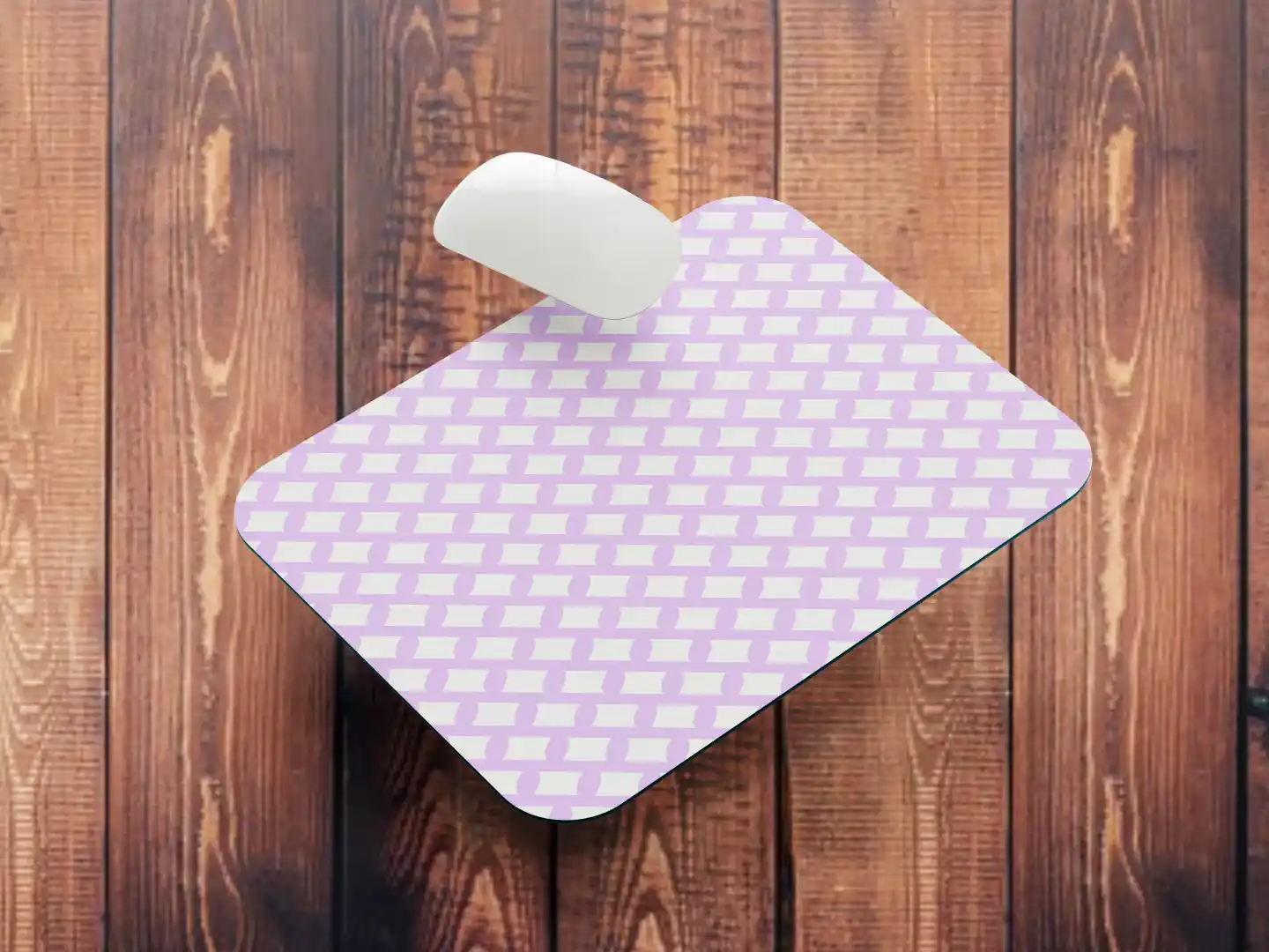 Pink Square Mouse Mat - Image 3