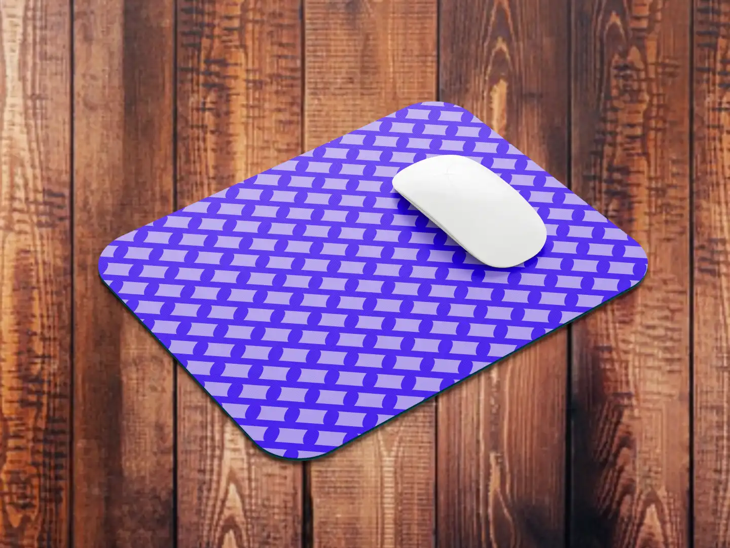 Purple Square Mouse Mat