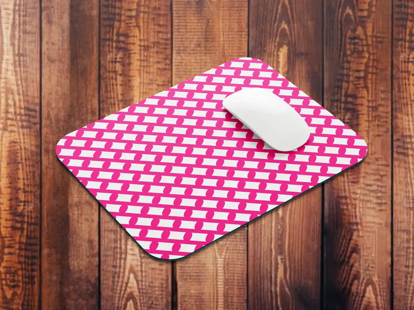 Raspberry Square Mouse Mat