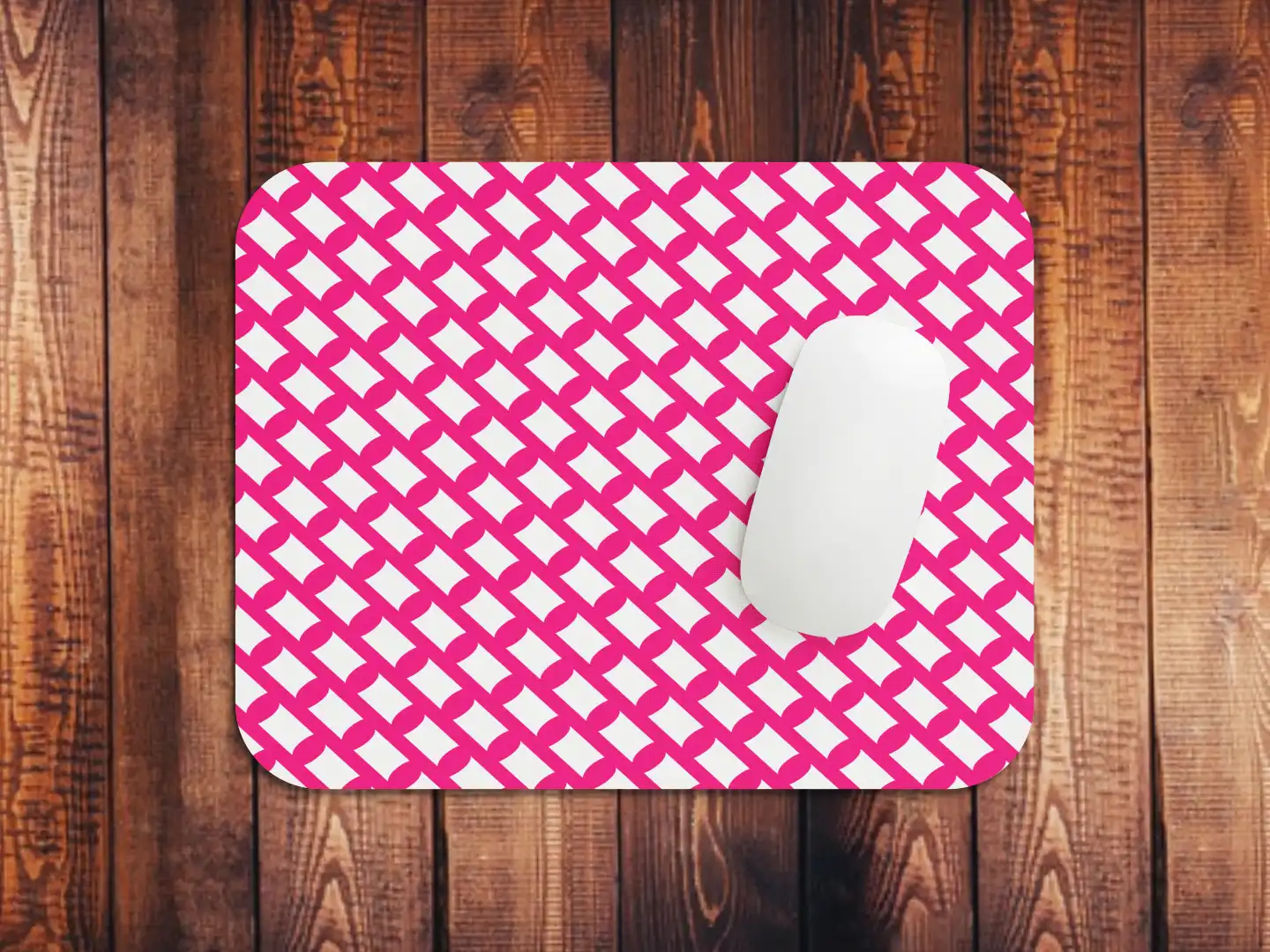 Raspberry Square Mouse Mat - Image 2