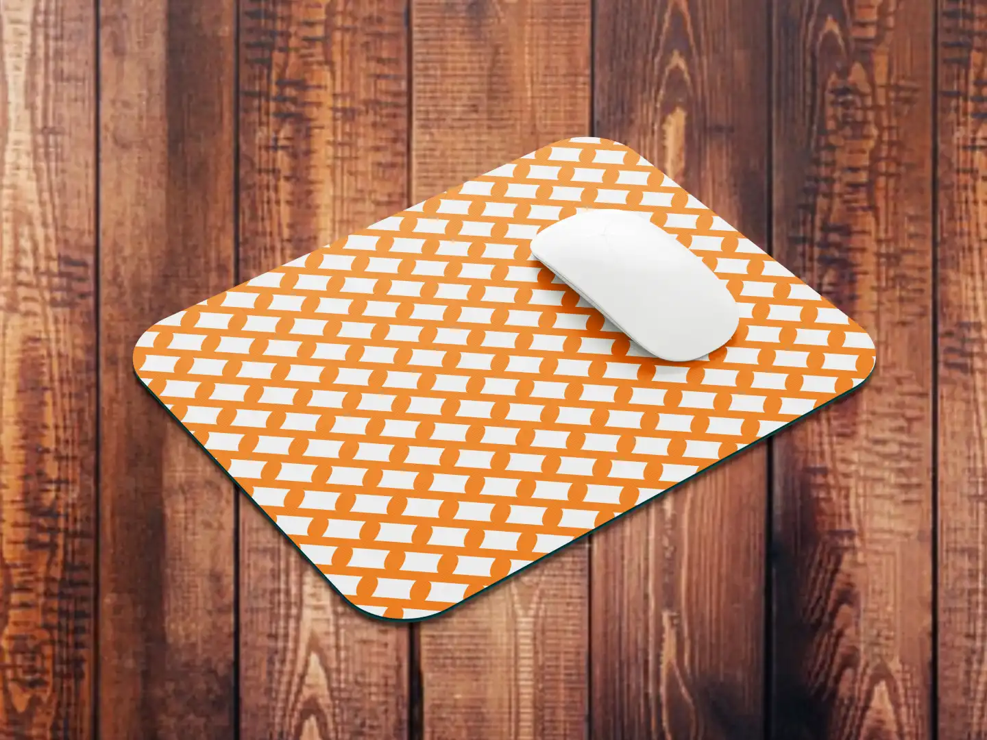 Saffron Square Mouse Mat