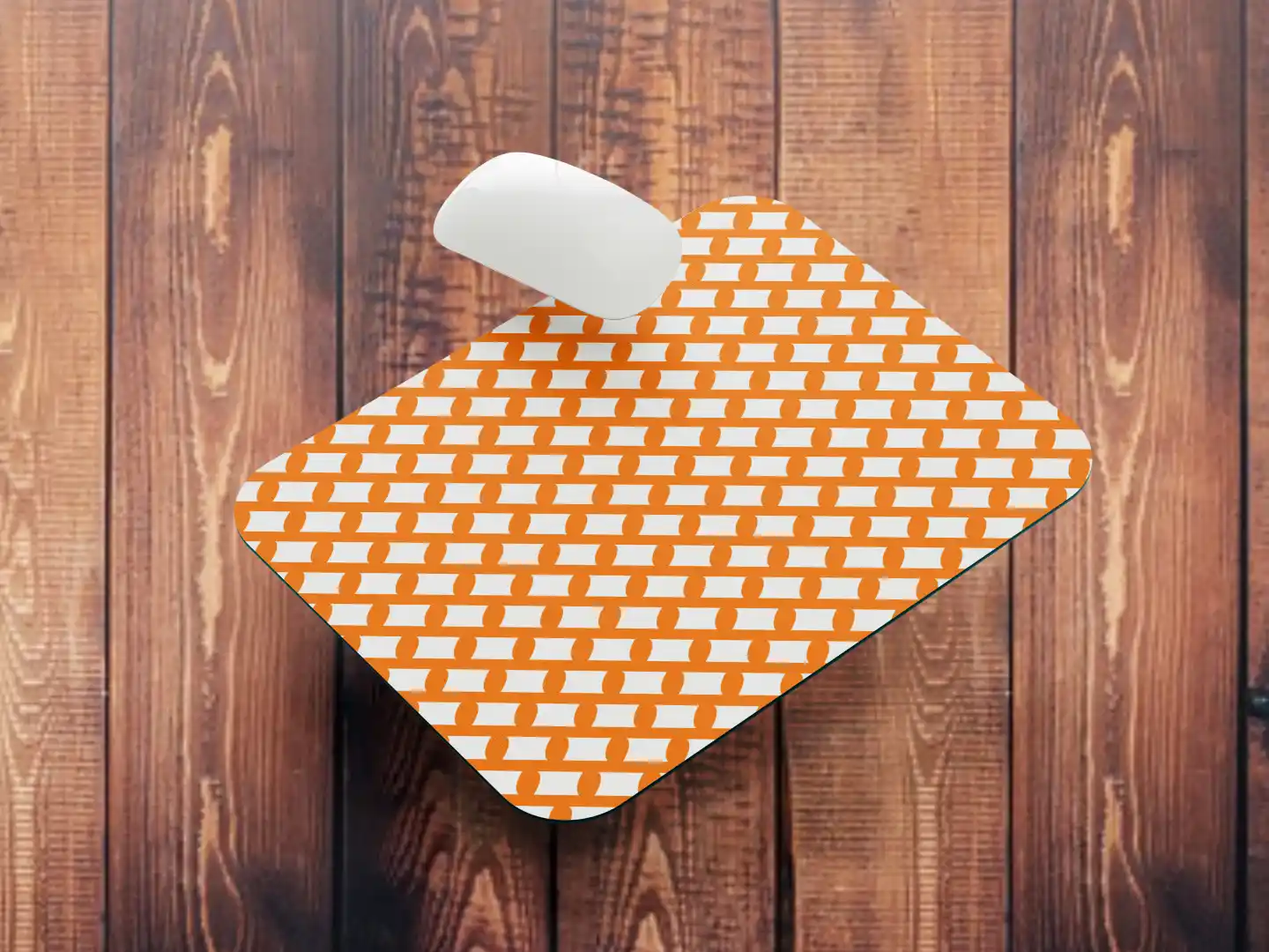 Saffron Square Mouse Mat - Image 3
