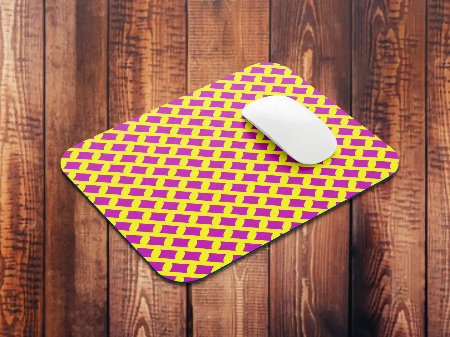 Yellow Rani Square Mouse Mat