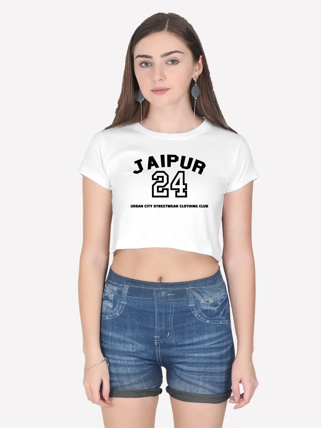 Jaipur Urban City Streetwear Cotton Crop Top - Image 8