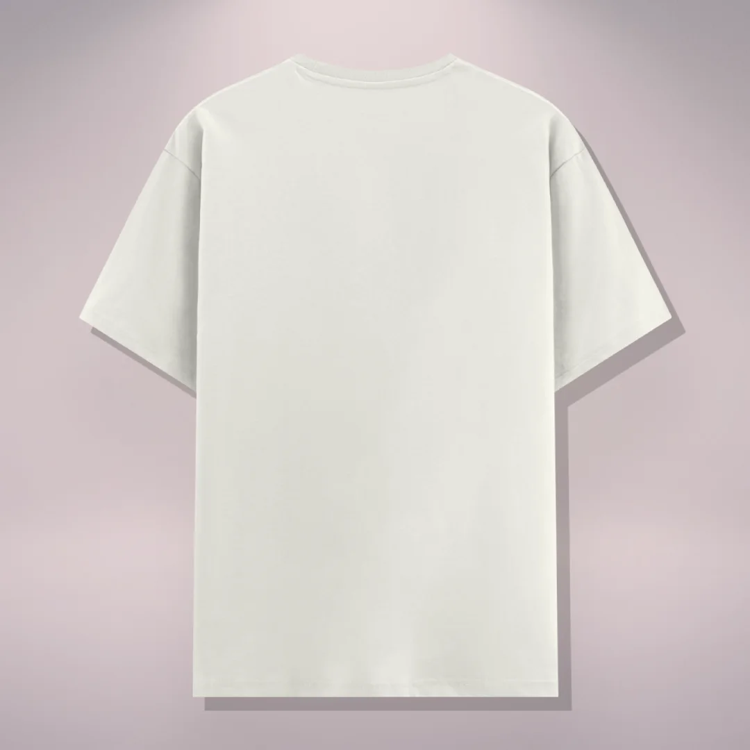 Recycle Fabric White Poly Cotton T-shirt - Image 2