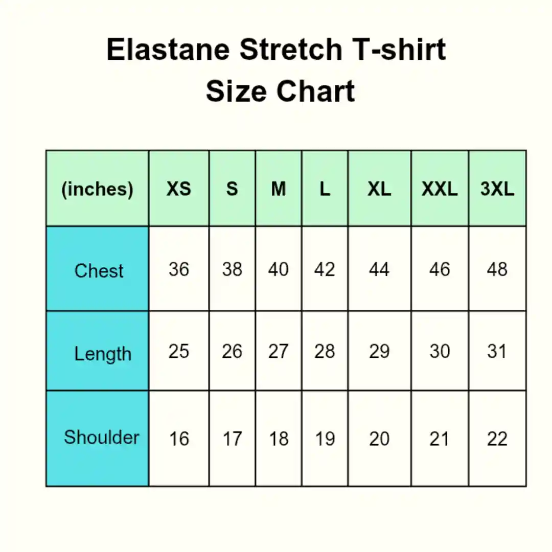 Spandex Cotton Stretch T-shirt Red - Image 5