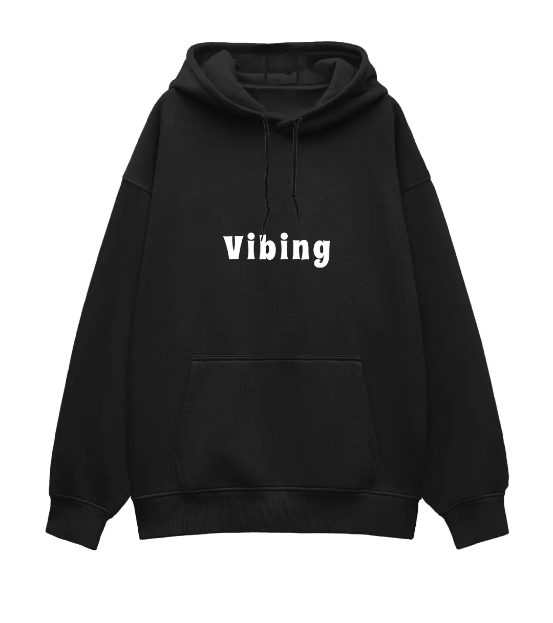 Vibing Heavyweight Oversized Hoodie - Image 6