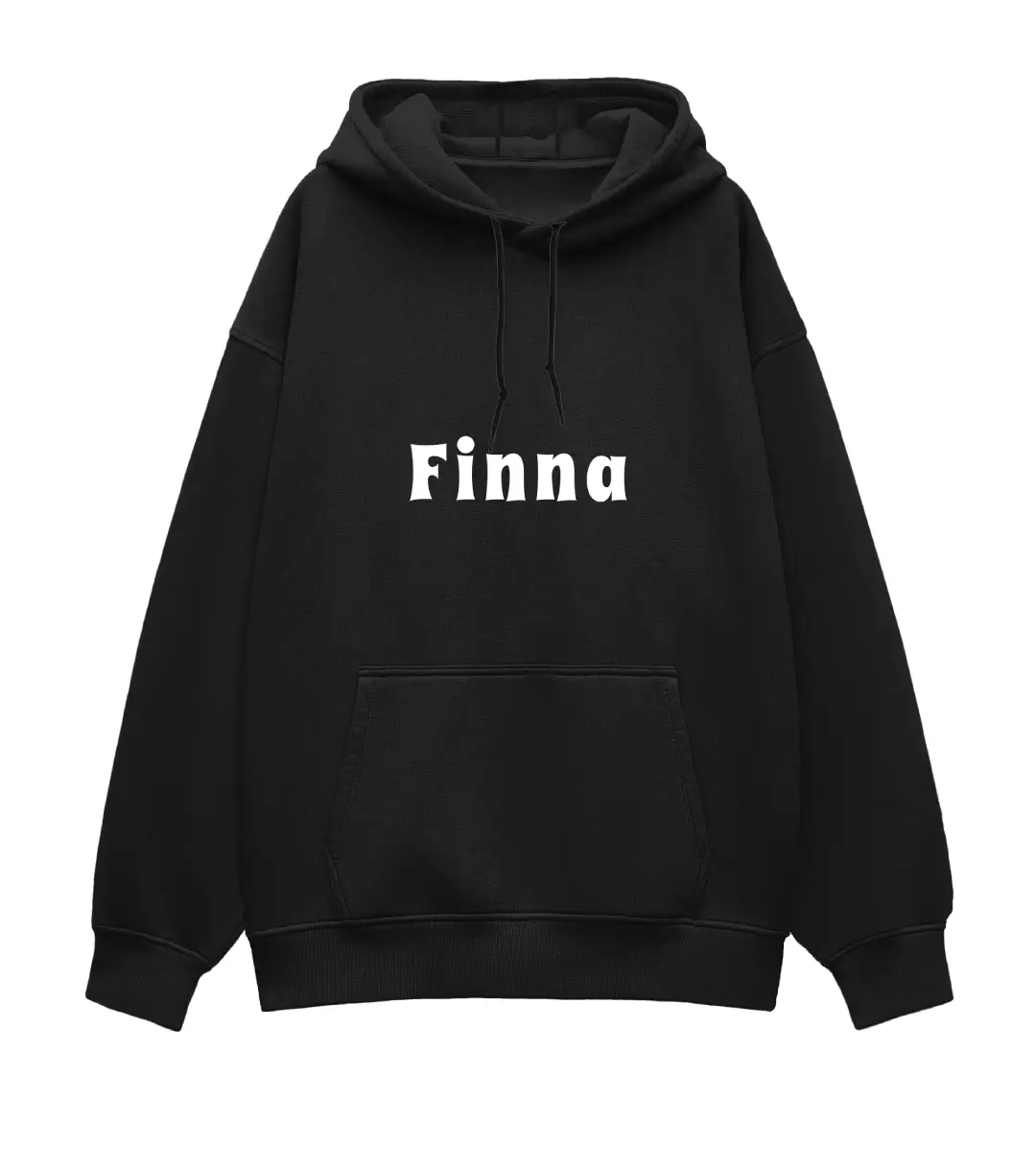 Finna Heavyweight Oversized Hoodie - Image 6