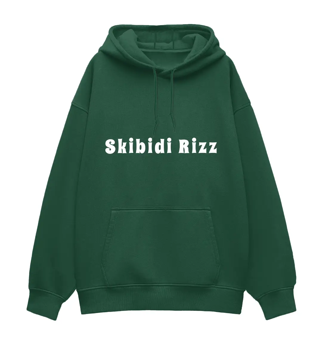 Skibidi Rizz Oversized Hoodie - Image 5