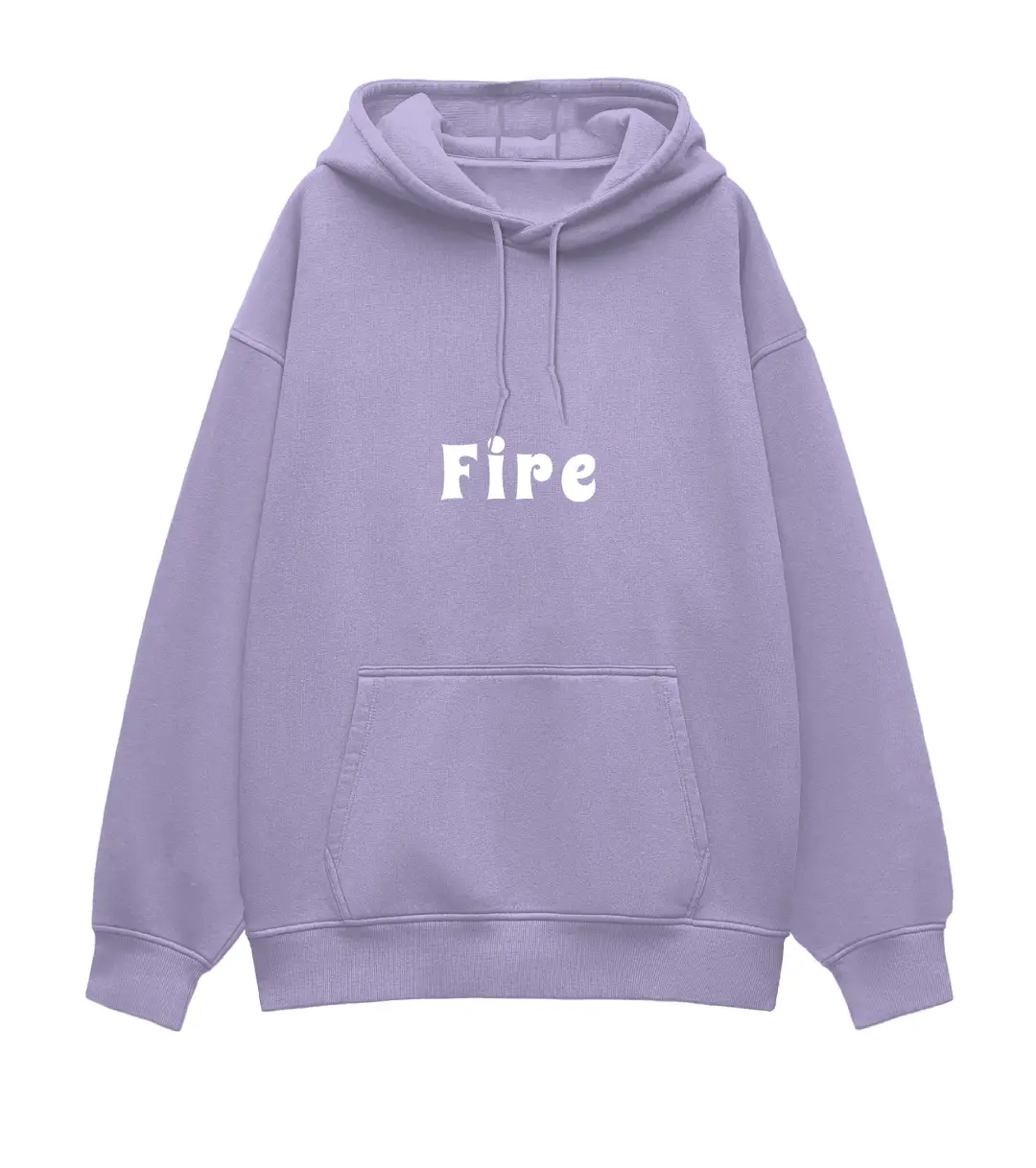 Fire Oversized Hoodie - Image 7