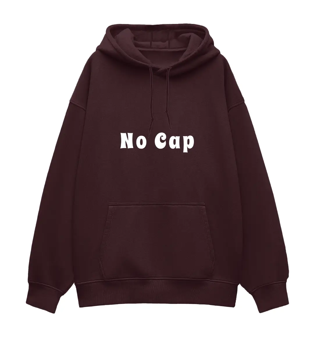 No Cap Heavyweight Oversized Hoodie - Image 3