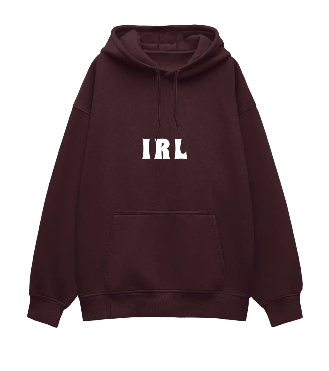 IRL Heavyweight Oversized Hoodie - Image 3
