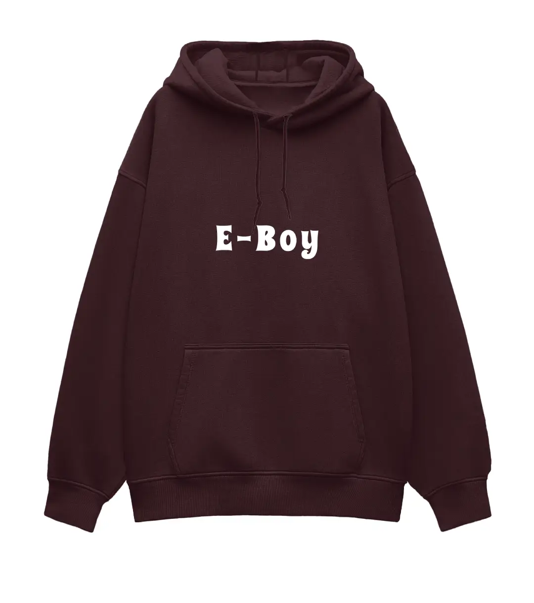E-Boy Heavyweight Oversized Hoodie - Image 3