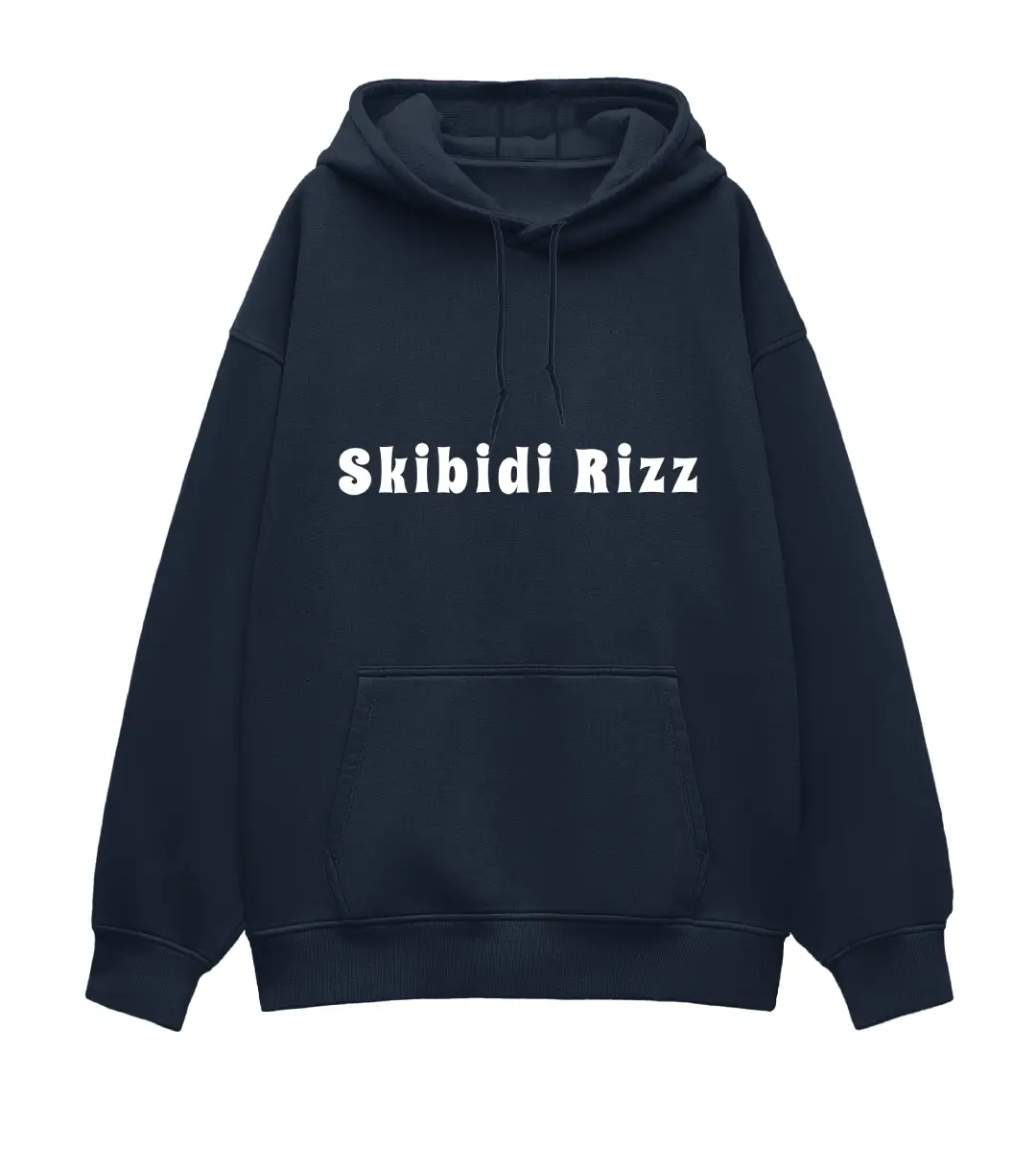 Skibidi Rizz Oversized Hoodie - Image 4