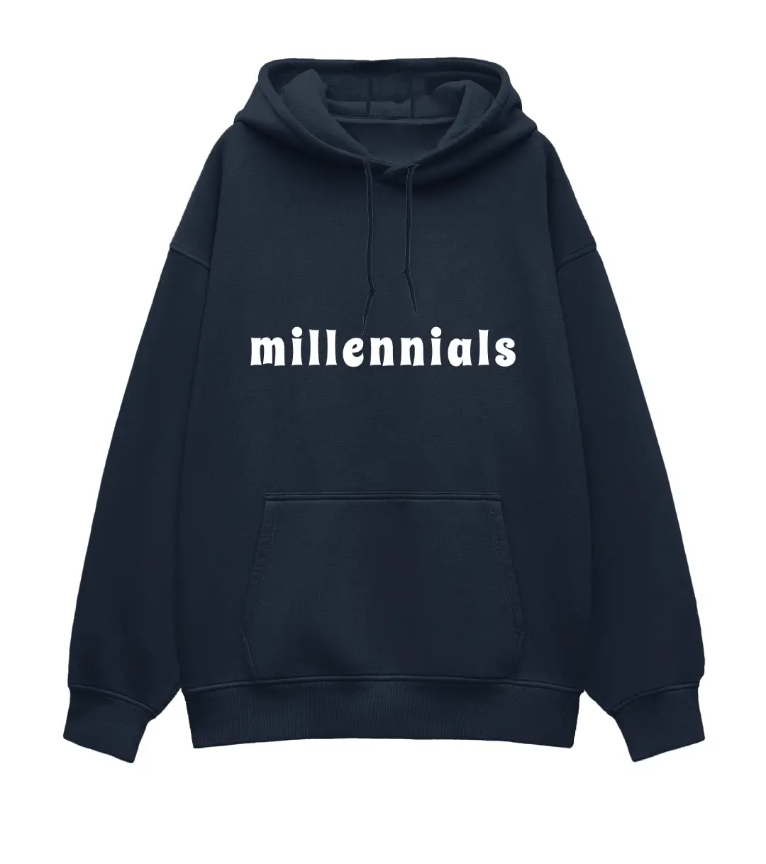 Millennials Heavyweight Oversized Hoodie - Image 4