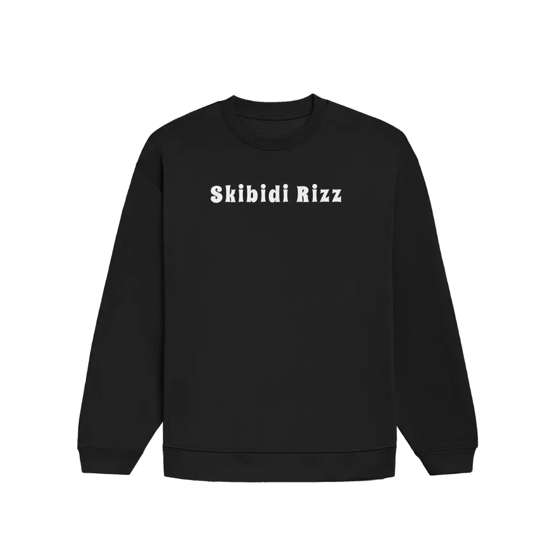 Skibidi Rizz Oversized Sweatshirt - Image 6