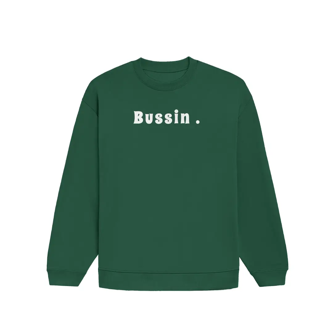 Bussin Heavyweight Oversized Sweatshirt - Image 5