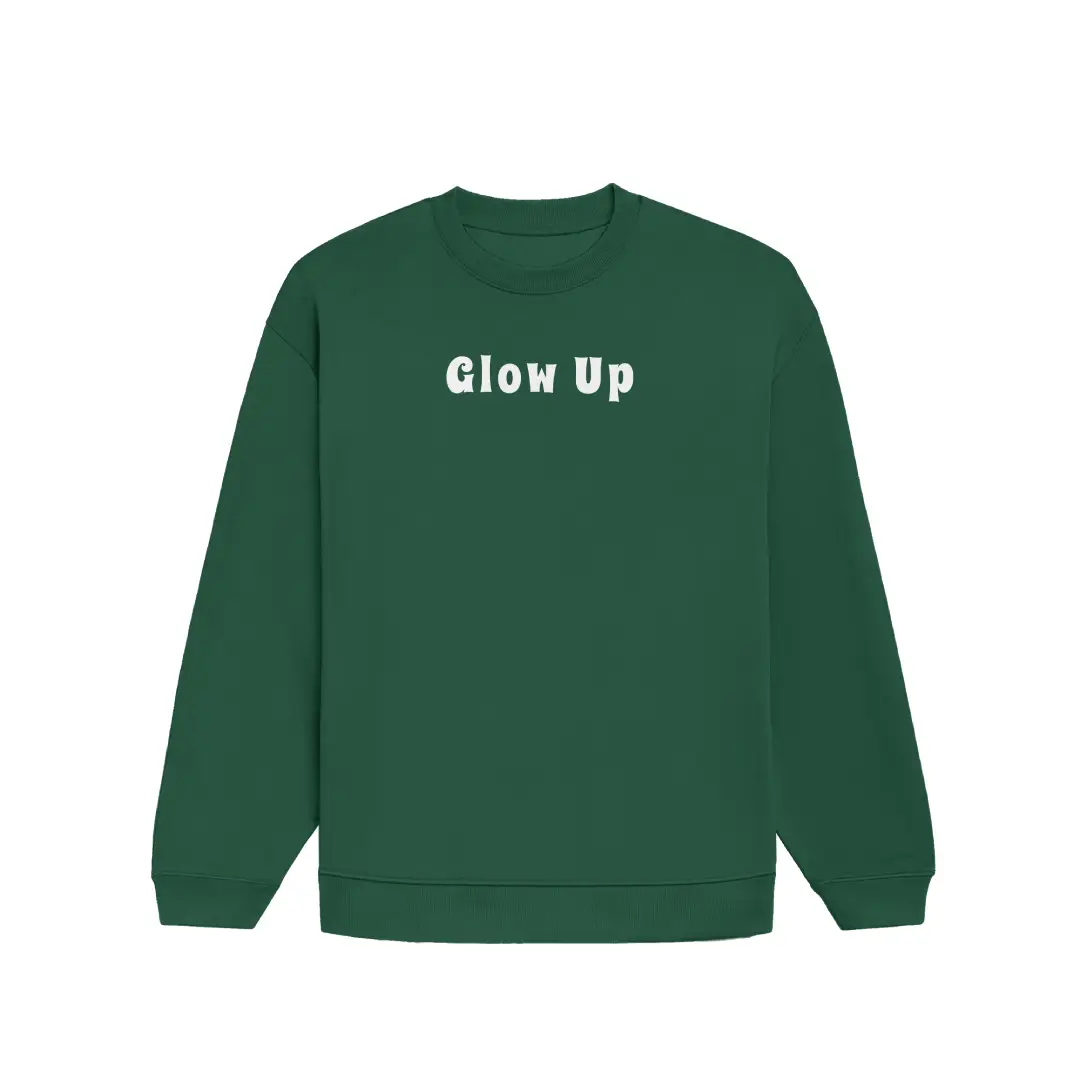 Glow Up Heavyweight Oversized Sweatshirt - Image 4