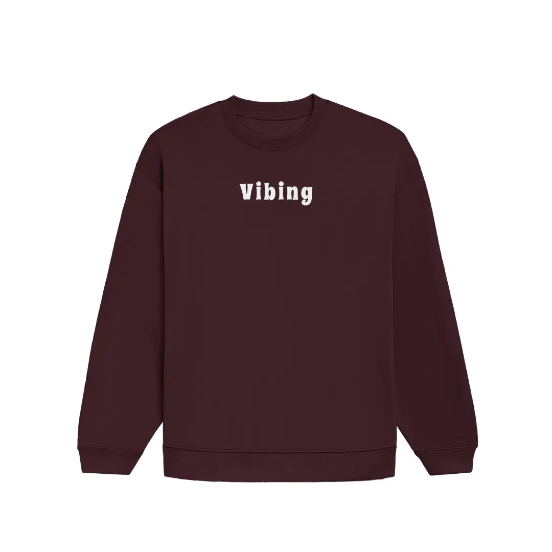 Vibing Heavyweight Oversized Sweatshirt - Image 3