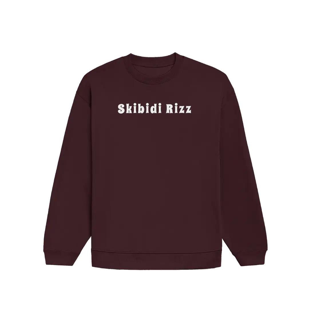 Skibidi Rizz Oversized Sweatshirt