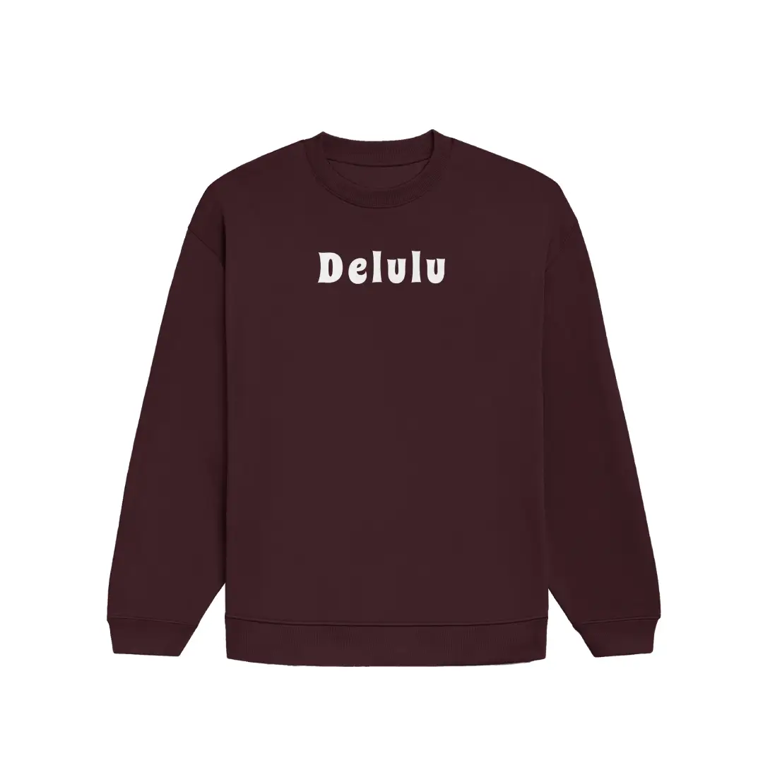 Delulu Heavyweight Oversized Sweatshirt - Image 3