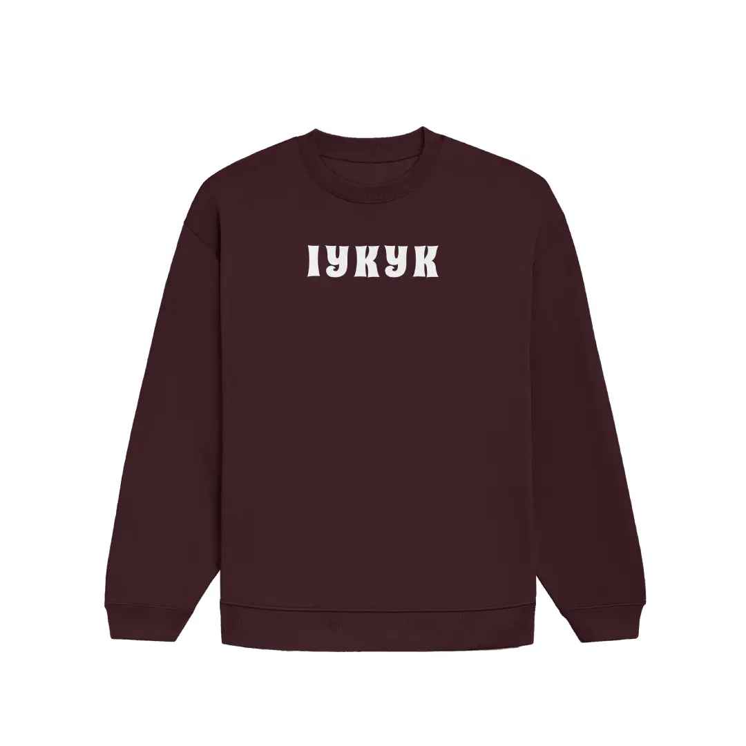 If You Know You Know Heavyweight Oversized Sweatshirt - Image 3