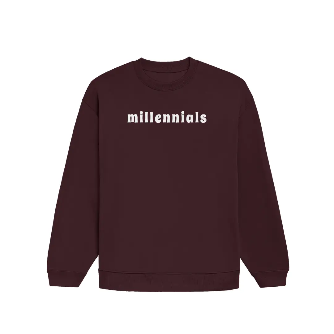 Millennials Heavyweight Oversized Sweatshirt - Image 3