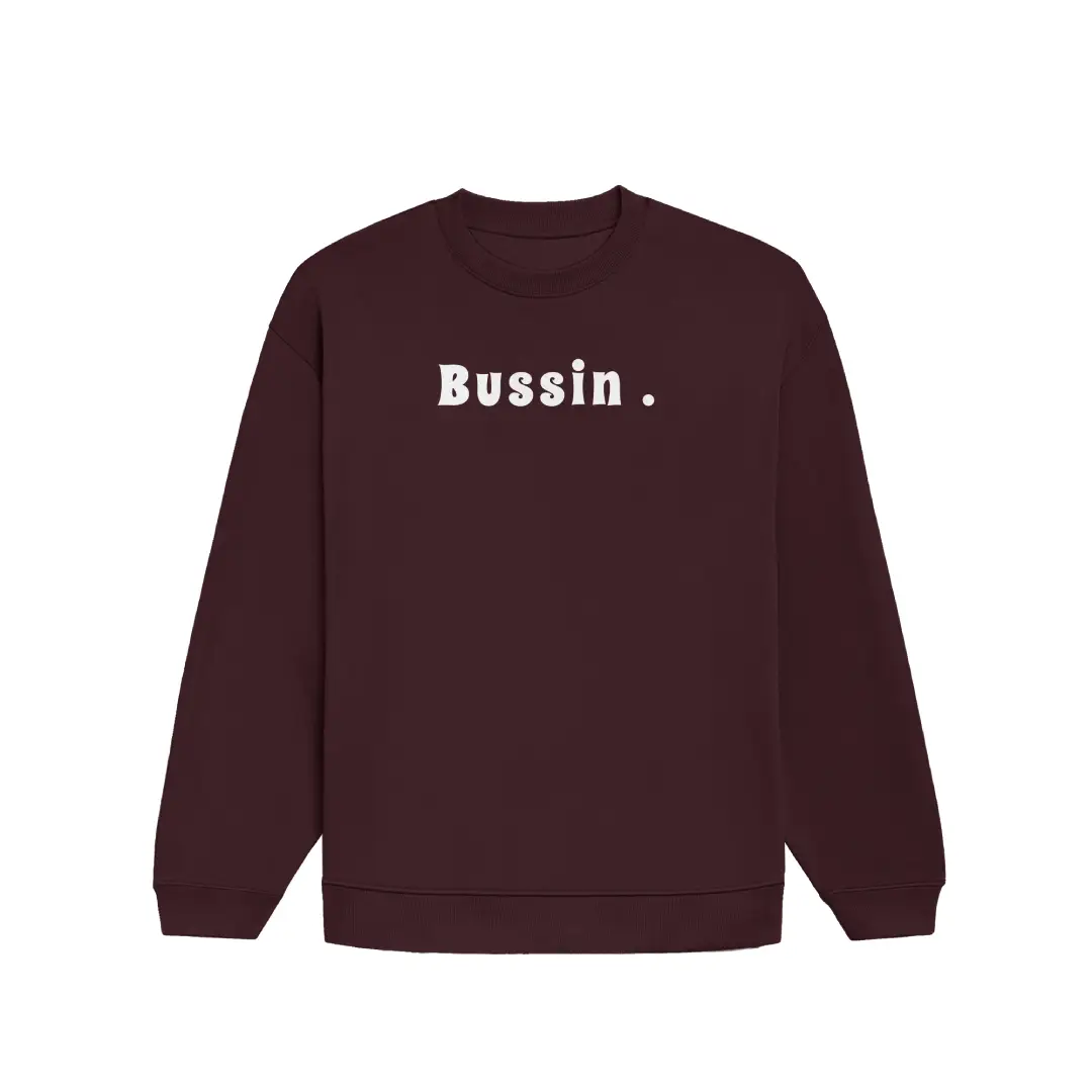 Bussin Heavyweight Oversized Sweatshirt - Image 3