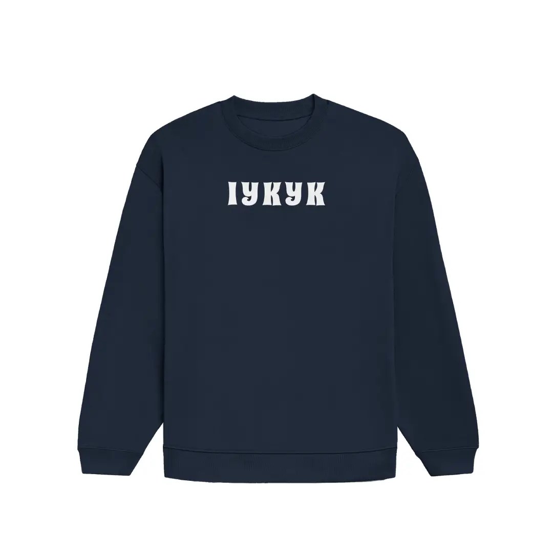 If You Know You Know Heavyweight Oversized Sweatshirt - Image 4