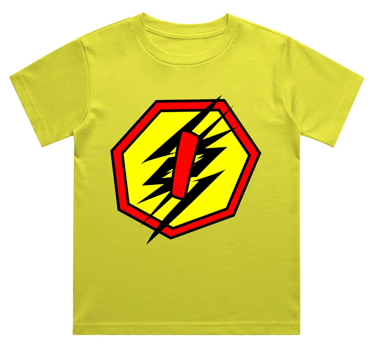 I Letter Alphabet Boys New Yellow Cotton T-shirt