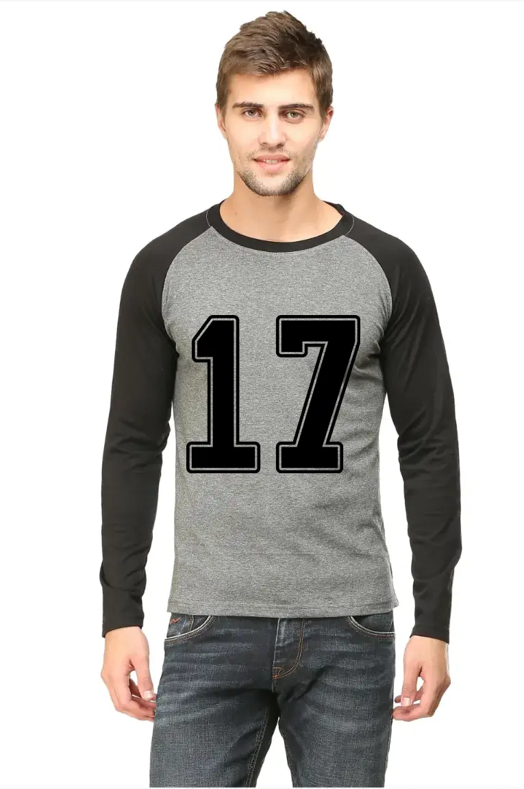Seventeen Printed Full Sleeve Raglan T-shirt - Image 2