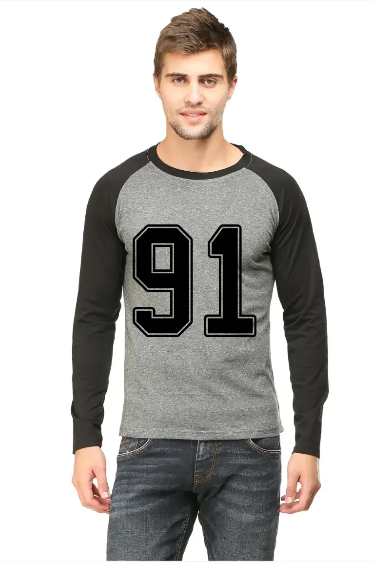 Ninety One Full Sleeve Raglan T-shirt