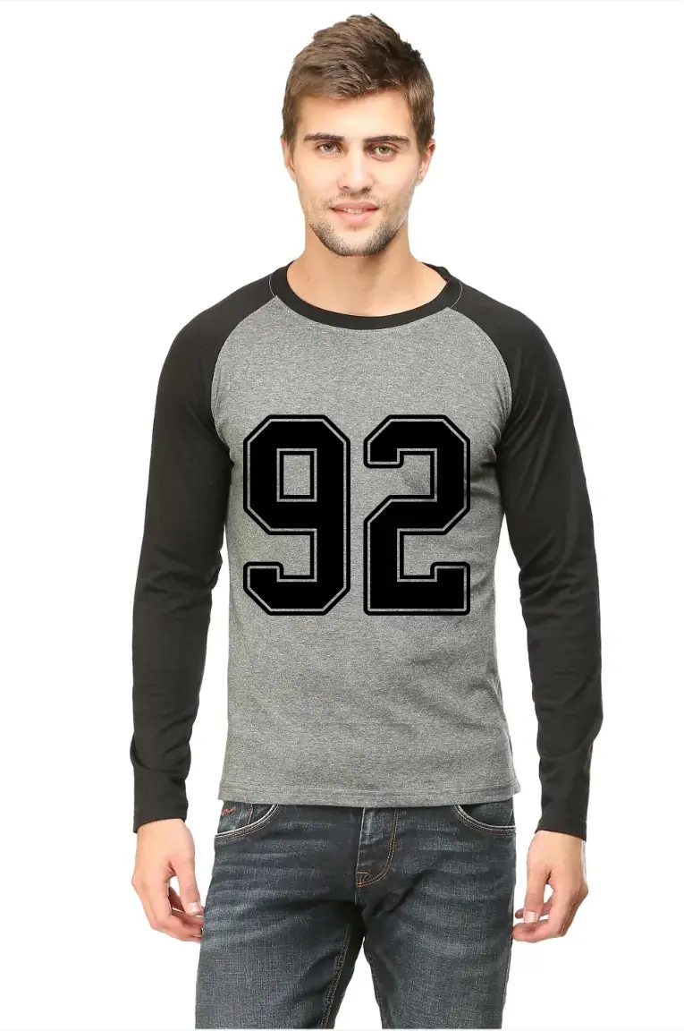 Ninety Two Printed Full Sleeve Raglan T-shirt - Image 2